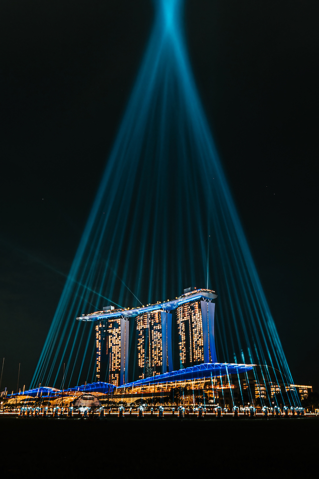 Light Show at Marina Bay